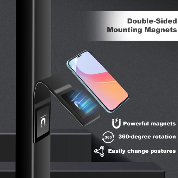 Precisionmaseter Dual Sided Magnet Gym Magnetic Phone Holder - Image 3