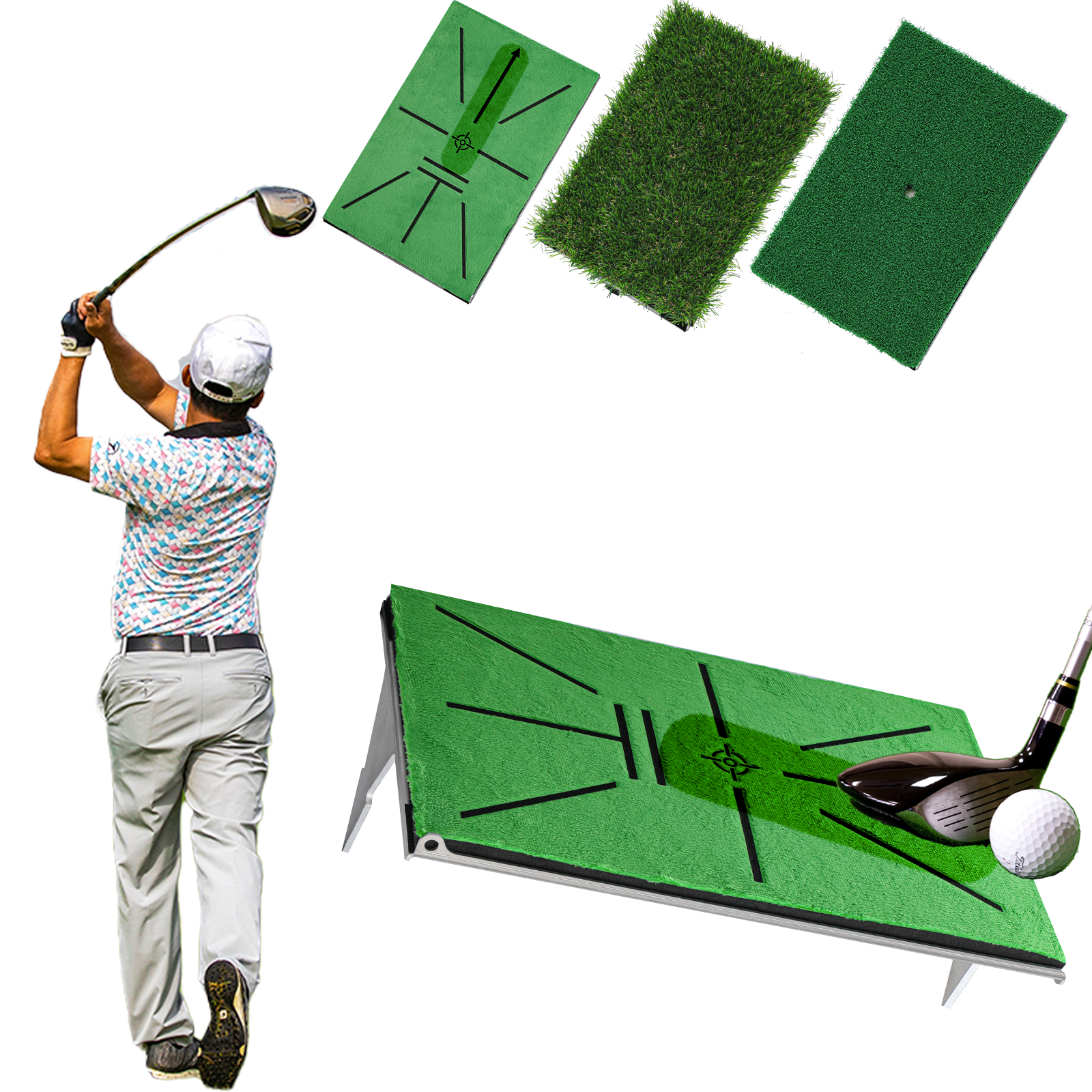 golf hitting mat